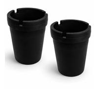 2-Pack Cigarette Butt Bucket - Durable Polypropylene Design with Cupholder Compatibility for Convenient and Odor-Free Disposal, Car, Travel Accesories, Made for Indoor and Outdoor