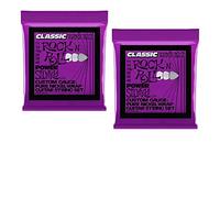 2 PACK Classic Ernie Ball 2250 Rock N Roll Power Slinky Electric Guitar Strings 11-48