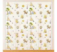 2 Pack Classic Winnie Bear Baby Shower Birthday Decorations 3.3 x 6.6 ft Neutral Foil Fringe Curtains Photo Backdrop for Gender Reveal 1st Birthday Decorations