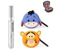(2 Pack+ Cleaning Pen) Suublg Case for Galaxy Buds FE (2023) / Buds2 Pro (2022) / Buds 2 (2021) / Buds Pro (2021) / Buds Live (2020) Protective Silicone Cover with 3 in 1 Cleaning Brush Pen Tools