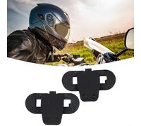 2 Pack Clip Clamp Mounts for T-COM Series Motorcycle Helmet Intercom, Lightweight BT Interphone Holder Bracket, Simple Installation Accessories for Riders