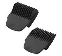 2 Pack Clipper Guards Combs for Manscaped The Lawn Mower 4.0 Groin Hair Trimmer, Adjustable 1/8-1/2 inch Cutting Guides Replacement Compatible with Manscaped 4.0 Only, Black Coded