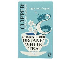 (2 Pack) - Clipper - Organic White Tea | 26 Bag | 2 PACK BUNDLE