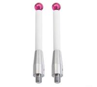 2 Pack CMM Probe Stylus A-5000-3709 50mm Length 6mm Ball Rod Threaded Shank for Coordinate Measuring Machine Inspection Testing