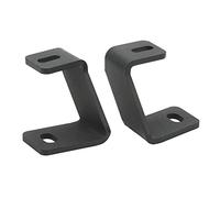 2 Pack CNC Aluminium Hood Light Mount Brackets, Matte Black A Pillar Ditch Light Brackets for Offroad Work Pod Lights, No Drill Stable Mount for 4x4 Truck SUV