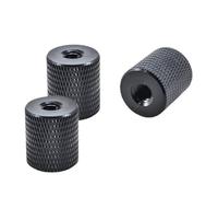 2 Pack CNC Camera Tripod Mount Adapter Converter 1/4" or 3/8" Female to Female Screws for DSLR Video Flash Stand Gopros Insta360 One Selfie Stick Accessories (1/4 to 1/4 female)