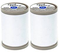 2-Pack - COATS & CLARK Dual Duty XP Heavy Thread, 125-Yard, White