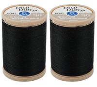 2-PACK - COATS & CLARK S950-0900 Dual Duty XP Heavy Thread, 125-Yard, Black