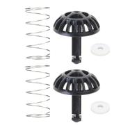 2 Pack Coffee Brew Basket Spring Loaded Stopper Kits Coffee Machine Accessory Part Suitable for Various Models Spring Loaded Stopper Set