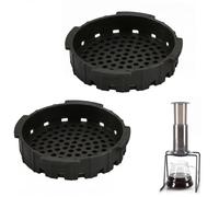 2 Pack Coffee Filter Cap Replacement Compatible with Aeropress Filter Cap Accessories, Reusable Pressure Flow Control Caps, for Coffees and Espresso No Drip Brewing Attachment Easy to Install