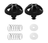 2 Pack Coffee Maker Brew Basket Spring Loaded Stopper Kit for Mr. Coffee, Black+Decker & Hamilton Beach,Fits 990117900 990237500 49976 49954 49947, Coffee Machine Repair Parts