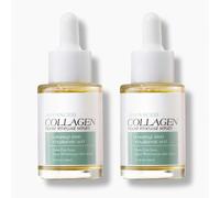 2 Pack Collagen Face Serum Marine Peptides Hyaluronic Acid Anti Ageing Duo | 2 Pack Collagen Face Serum Marine Peptides Hyaluronic Acid Helps Soften Look Of Fine Lines Twin 2x30ml Bundle Value Pack UK