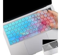2 Pack Colorful Keyboard Cover for MacBook Air & Pro 13