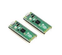 2 Pack Colourful Pre-Soldered Raspberry Pi Pico 2 with Header RP2350 Microcontroller Board Mini Board Kit Based on RP2350 Chip,Dual-core & Dual-architecture,Support C/C++/Python