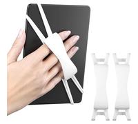 2 Pack Comfortable Hand Strap for Kindle and Tablets, Kindle Accessories for Reading in Bed, Secure and Lightweight Grip Holder for 4.7-8" Tablet/Paperwhite/E-Book/Phone (White)