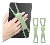 2 Pack Comfortable Hand Strap for Kindle and Tablets, Kindle Accessories for Reading in Bed, Secure and Lightweight Grip Holder for 4.7-8" Tablet/Paperwhite/E-Book/Phone (Green)