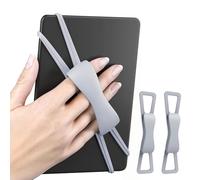 2 Pack Comfortable Hand Strap for Kindle and Tablets, Kindle Accessories for Reading in Bed, Secure and Lightweight Grip Holder for 4.7-8" Tablet/Paperwhite/E-Book/Phone (Grey)