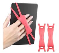 2 Pack Comfortable Hand Strap for Kindle and Tablets, Kindle Accessories for Reading in Bed, Secure and Lightweight Grip Holder for 4.7-8" Tablet/Paperwhite/Kobo/Oasis/E-Book/Phone (Pink)