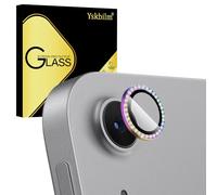 2 Pack Compatible for iPad Air 13 & 11 Inch (M3 2025 & M2 2024) Glitter Metal Ring Camera Lens Protecto,Compatible with iPad 11th Gen A16 / Mini 7 / Mini 6 / Air 2020/2022 / 10th Generation - Coloful