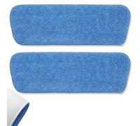 2 Pack Compatible with Addis Mop Head, Blue Spray Fabric Mop Refill | Blue Mop Replacement Head for Office Floors, Bathroom Tiles, Living Room Board Cleaning