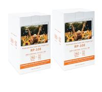 2 Pack Compatible with Canon Selphy CP1500 RP-108 Color Ink/Paper Set, for Selphy CP1500 CP1300 CP1200 CP1000 CP910 CP820 Printer, 4 Ink Cartridges and 216 Photo Papers, RP-108IN 10cm x 15cm