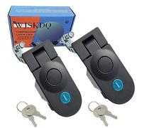 2 Pack Compression Latch Flush Mount Zinc Alloy Adjustable Sealed Large Lever Hand Operated Compression Latches Key Locking