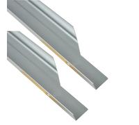 2 Pack Concealed Cabinet Pulls - Aluminum Alloy Door Levers with Sealed Ed Thumbtack Design for Invisible Kitchen Cupboards Modern Handles for Sleek Storage Solutions