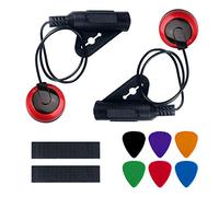 2 Pack - Contact Microphone Piezo Pickup Violin Microphone Pickup for Cello Banjo Ukulele Mandolin Guitar Microphone Pickup with 6PCS Guitar Picks