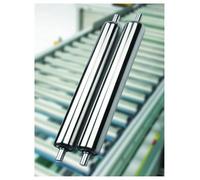 2 Pack Conveyor Replacement Rollers Industrial Stainless Steels Unpowered Steel Bearing Rollers for Factories Warehouses DIY Projects & Lawn (DIA32mm