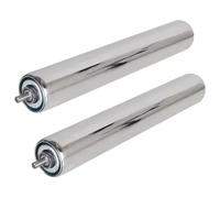 2-Pack Conveyor Roller Replacement for Feeders 2.4" Diameter 2" 1.5" 1.3" 1" Sizes Optimal for Woodworking Warehouses Boat Trailers Band Rollers