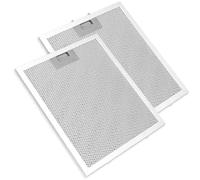 2 Pack Cooker Hood Filter,5-Layer Aluminium Cooker Hood Metal Grease Filter,Metal Mesh Filters Replacement,Universal Kitchen Extractor Fan Filters Compatible with Many Leading Range Hoods