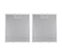 2-Pack Cooker Hood Filter Set - Universal 5-Layer Aluminum Extractor Fan Filters (320 x 260 mm) for Effective Kitchen Ventilation
