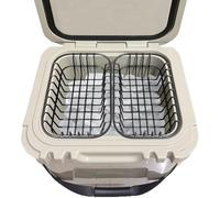 2 Pack Cooler Basket Compatible with YETI Roadie 24, Dry Goods Wire Cooler Rack Storage Will Keep Smaller Items Dry and Stay Goods High for Roadie 24 Ice Chest Good to Hold Fruit
