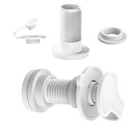 2 Pack Cooler Drain Plug Replacement Kit, 1" Shaft Length Leak-Proof Cooler Drain Stopper with Cap and Gasket, Fits Most Standard Coolers, Easy-Install Cooler Parts Accessories