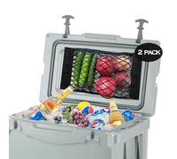 2 Pack Cooler Storage Nets for Dry Storage and Organization Cooler Organizer Camping Cooler Accessories Durable and Resilient