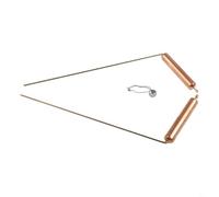 2 Pack Copper Divining Rods for Metal Detection and Dowsing - Gold & Rose Gold Dowsing Tools for Water, Treasure, Geomancy, Paranormal Use(Rose Gold)