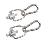 2 Pack Copper HVAC for Service Hand Tools for R410A R22 Locking Cap Key Triangle Square Shape for Valve Maintenance