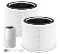 2 Pack Core 200S-RF Filters, Replacement Filters for LEVOIT Core 200S Air Purifier 3-in-1 Efficiency Activated Carbon, Cleans up to 99.98% of Dust, Pollen, Allergens