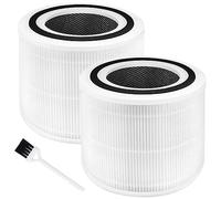 2 Pack Core 300 Replacement Filter by Blutoget-Fit for LEVOIT Core 300 and Core 300S Air Purifier Filters, 3-in-1 H13 Grade True HEPA Replacement Filter,Compared to Part # Core 300-RF,White