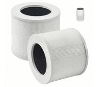 2 Pack Core Mini Replacement Air Filter H13 True HEPA Filters for LEVOIT Air Purifier Replacement Filter 3-in-1 HEPA, High-Efficiency Activated Carbon, Replace Part