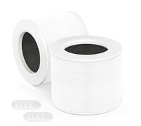 2-pack Core Mini Replacement Filter Compatible with LEVOIT Core Mini Air Purifier, 3-in-1 H13 Grade True HEPA Replacement Filter, Replace Part#Core Mini-P, Core mini-RF