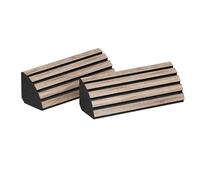 2 Pack - Corner Bass Trap for mount in corner under the ceiling and wall | Recording Studio Acoustical Treatments | Size:23x50cm | Color: [x2 POLETRAP-H | Sonoma]