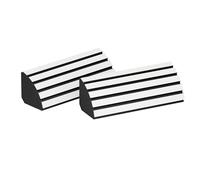 2 Pack - Corner Bass Trap for mount in corner under the ceiling and wall | Recording Studio Acoustical Treatments | Size:23x50cm | Color: [x2 POLETRAP-H | White]