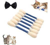 2-pack Cotton Swabs Cat Toys with Catnip, 6 Pk Durable Giant Qtip Cat Toy for Indoor Anxiety Digestive,Durable Dental Teething Stick,Big Interactive Felt Kitty Gift for Boredom Accessories