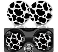 2 Pack Cow Prints Car Coasters, 2.75inch, Neoprene, for Women