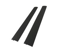 2 Pack CozyKit Silicone Kitchen Stove Counter Gap Cover Long & Wide Gap Filler Seals Spills Between Counters, Stovetops, Washing Machines, Oven, Washer, Dryer - Heat-Resistant and Easy Clean (Black)