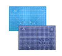 2 Pack Craft Cutting Mat Self Healing A3 Double Sided 5 Layers Construction Craft Mat for for Sewing Crafts Quilting Hobby Fabric Precision Scrapbooking Project, 18 Inch x 12 Inch