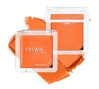 2-Pack Cream Powder Blush Duo - Orange For Fair to Medium Skin Tones, Same-Shade Sunny, Lasting, Buildable, Vibrant Natural-Looking Ch olor Dewy Cream + Soft Matte Powder Finish (Orange)