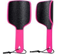 2-Pack Curved Foot File & Callus Remover Set - Double-Sided U-Shaped Heel Scraper, Pedicure Tool for Dead Cracked Skin Removal, for Smoother Feet