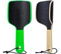 2-Pack Curved Foot File & Callus Remover Set - Double-Sided U-Shaped Heel Scraper, Pedicure Tool for Dead Cracked Skin Removal, for Smoother Feet